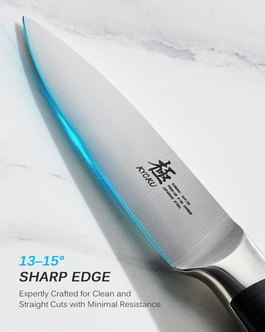 KYOKU cuchillo mango pakkawood mosaico para mayor comodidad y control