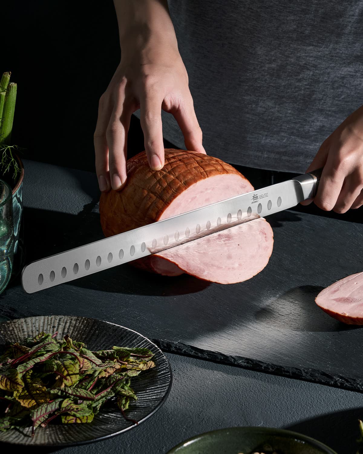 KYOKU Daimyo cuchillo con funda y estuche para almacenamiento seguro