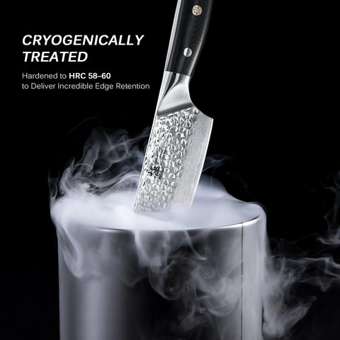 KYOKU Funda y estuche protegen el cuchillo para almacenamiento seguro.
