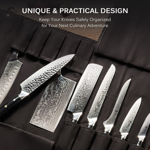 KYOKU materiales: cuero encerado y lona para durabilidad y estilo