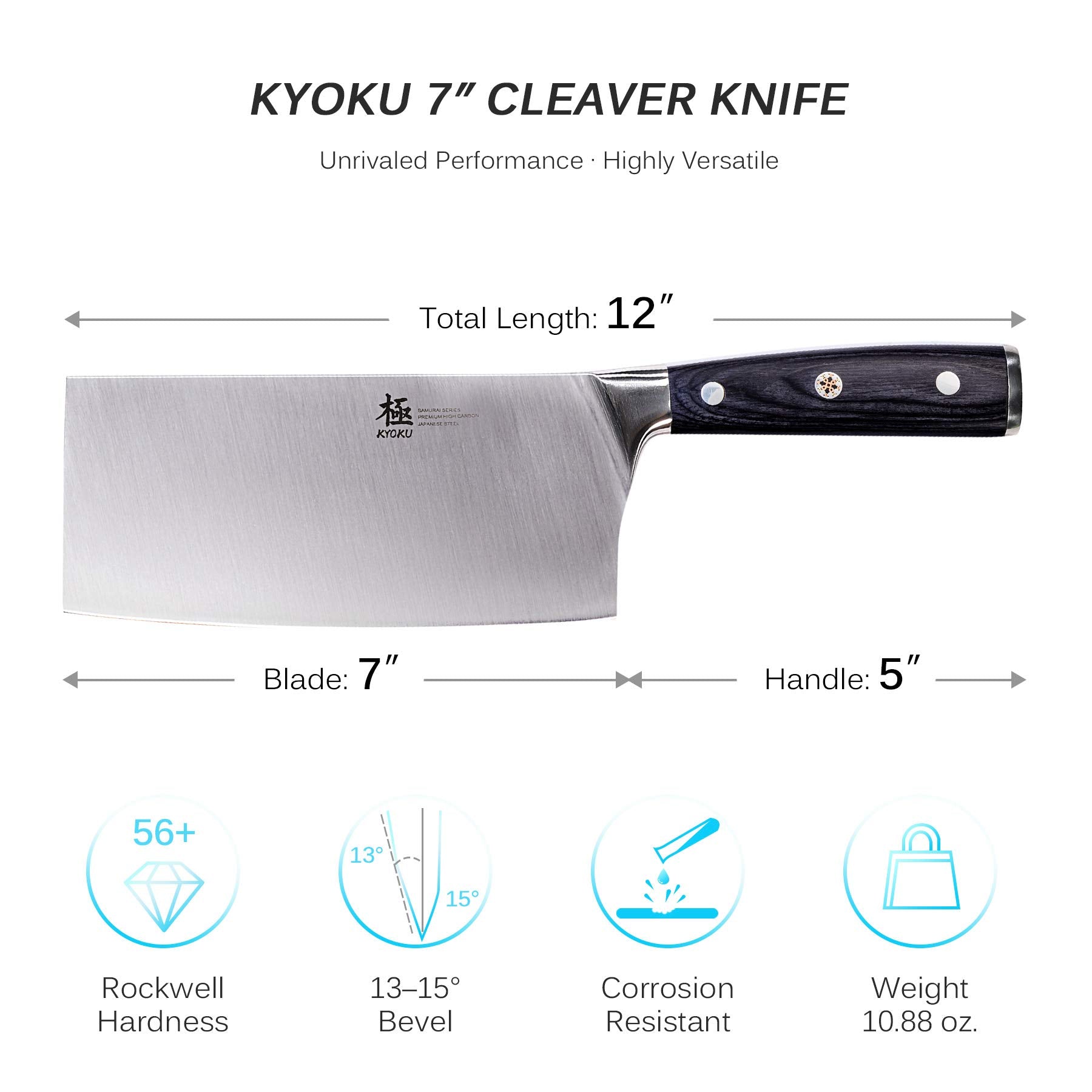 KYOKU Samurai 7; estuche protector para transporte y limpieza.