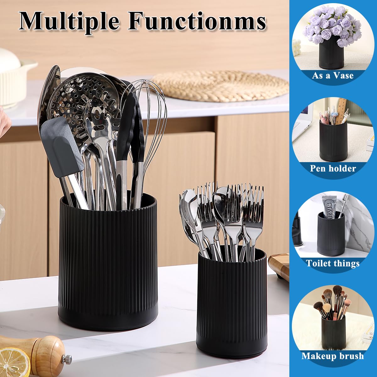 Kyraton organizador mesa compacto, ideal para encimera de cocina.