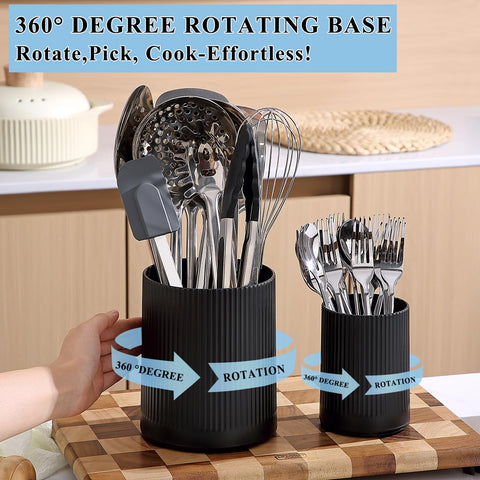 Kyraton utensilios plástico duradero, uso diario seguro en cocina y baño.