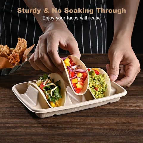 Kzeirm soportes de taco resistentes al aceite evitan derrames.