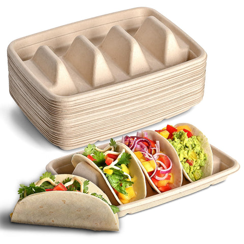 Kzeirm soportes para tacos con 3 separadores mantienen tortillas firmes y limpias.