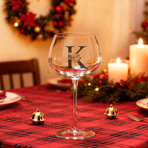 Diseño estético del vaso de vino de L＆J Home que realza la mesa