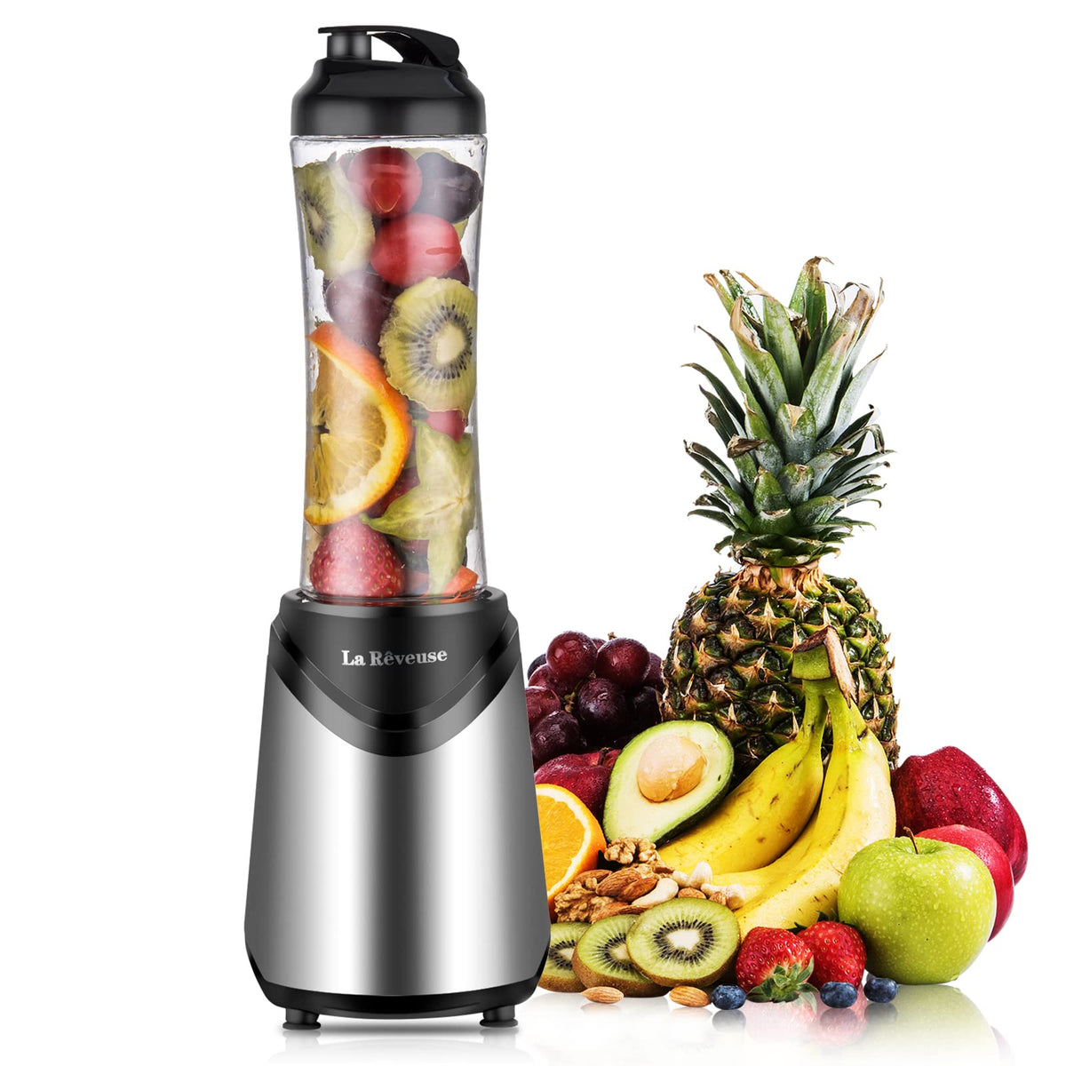 La Reveuse licuadora personal con vaso portátil 18 oz libre de BPA, perfecto para smoothies