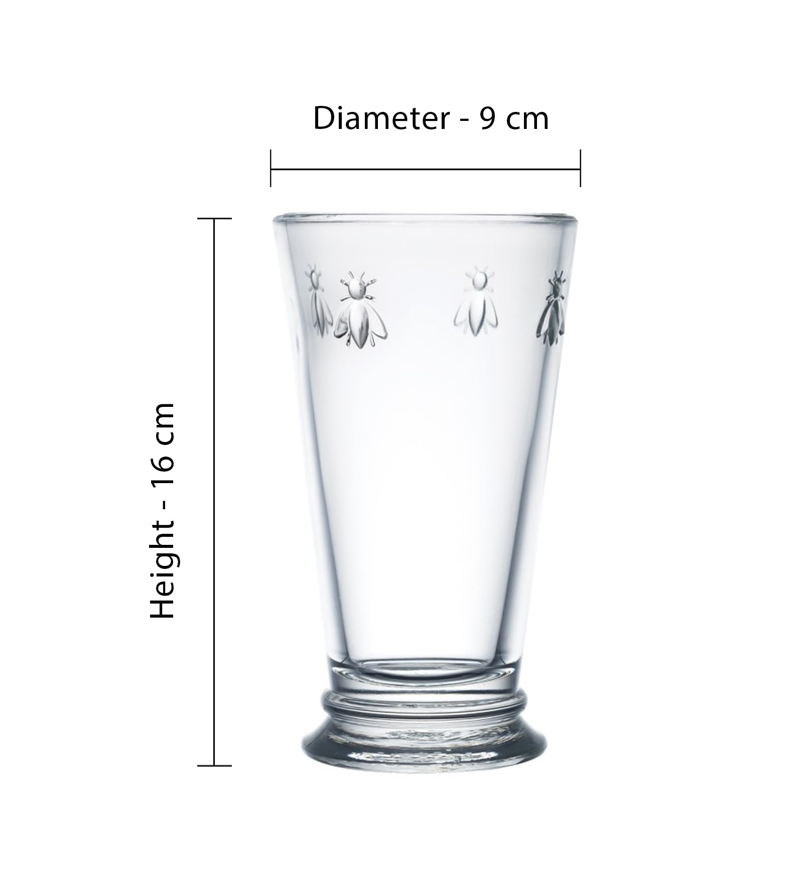 La Rochère vaso apto lavavajillas facilita la limpieza diaria.