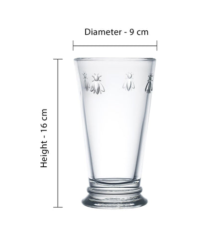 La Rochère vaso apto lavavajillas facilita la limpieza diaria.