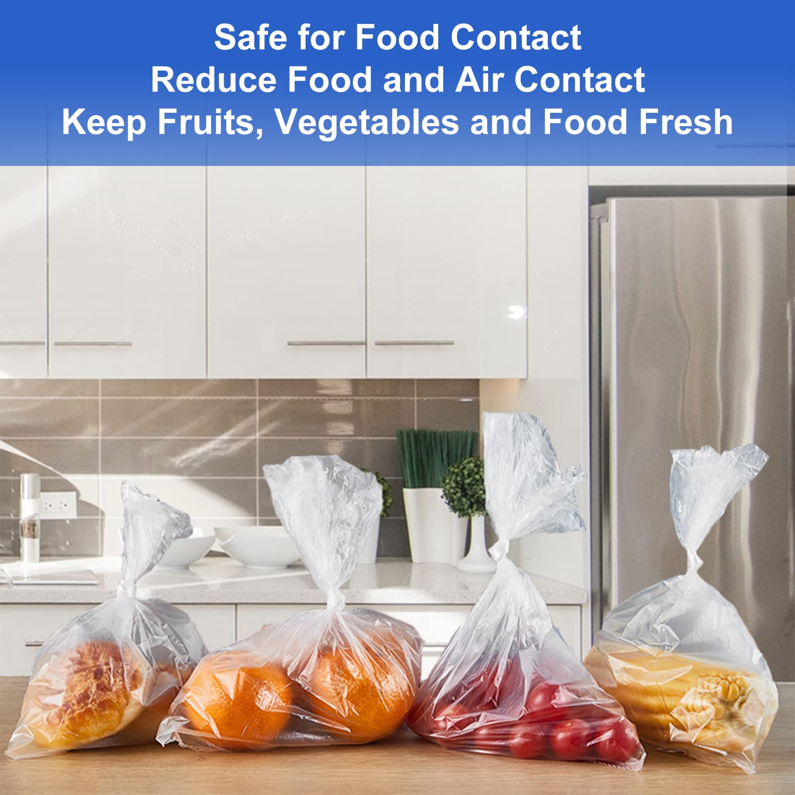 LabelMore bolsas plástico resistentes para peso alto, ideales para carnes o snacks