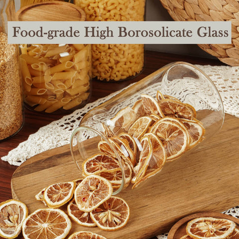 Labina frascos ideales para azúcar, harina, especias, frutos secos y golosinas.