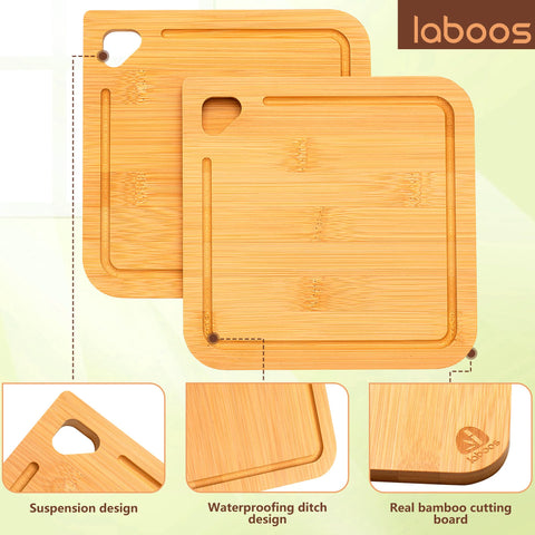 Par de tablas laboos ligeras para camping y viajes.