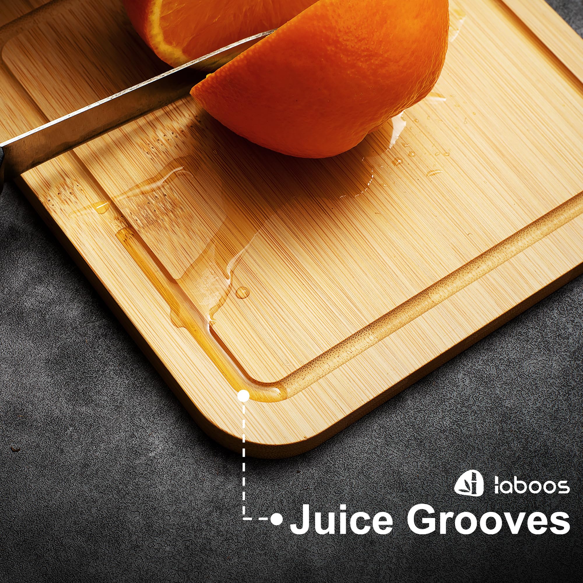 Tabla de bambú laboos para bebé, ideal para comida infantil y higiene.