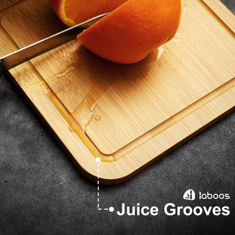 Tabla de bambú laboos para bebé, ideal para comida infantil y higiene.