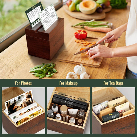 Caja de recetas LACRTOPE lista para usar sin montaje.