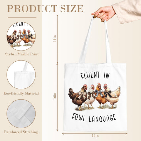 LADOCK bolsa de lona con impresión divertida, aporta un toque lúdico a cualquier conjunto.