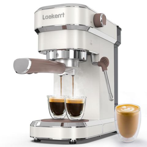 Laekerrt cafetera espresso 20 bares con extraccion precisa para casa