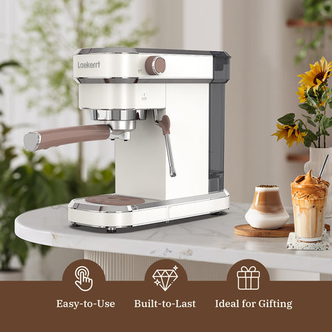 Laekerrt cafetera espresso 20 bares varita de espumado ajustable para leche cremosa