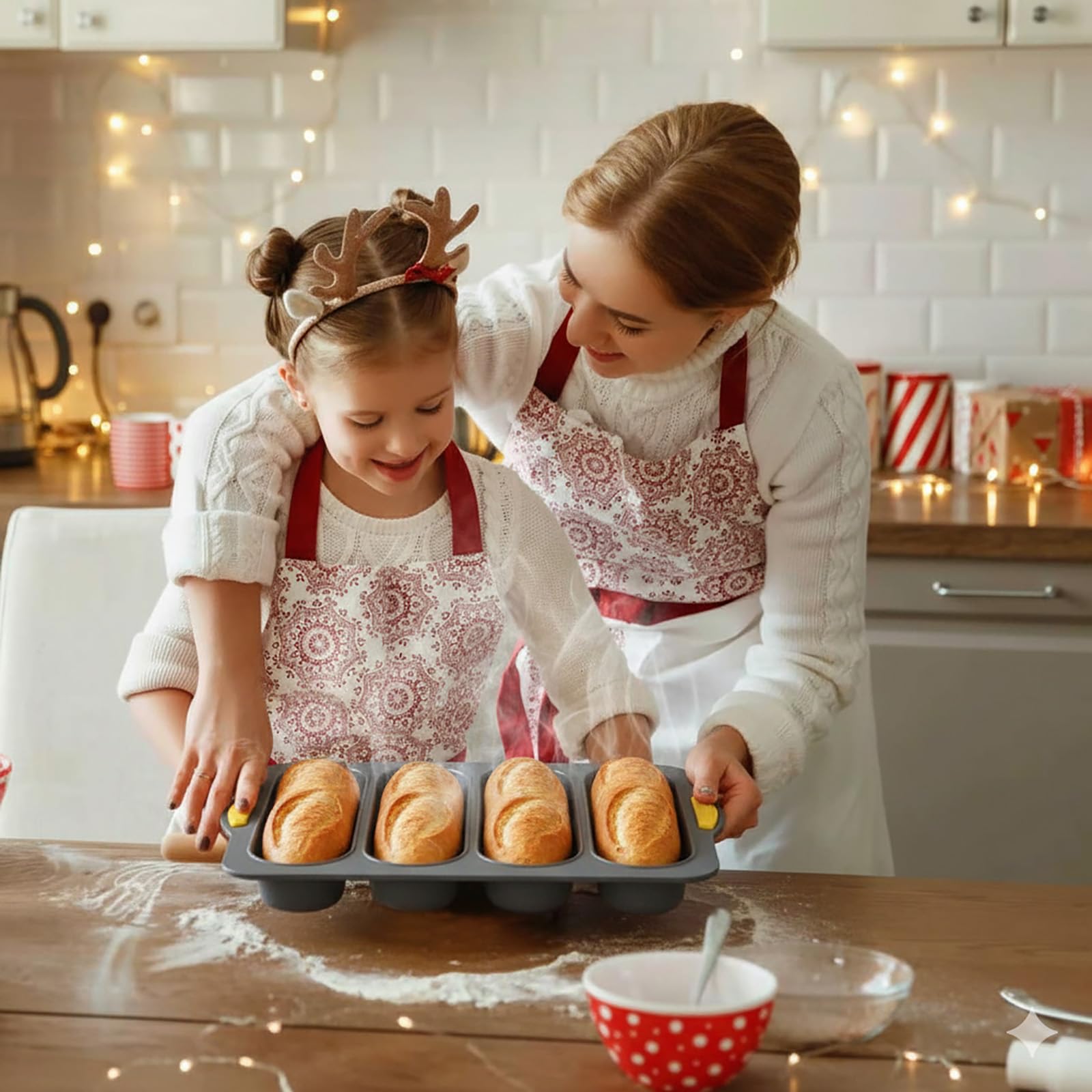 Molde mini bocadillos Laexepelle: porciones pequeñas y consistentes.