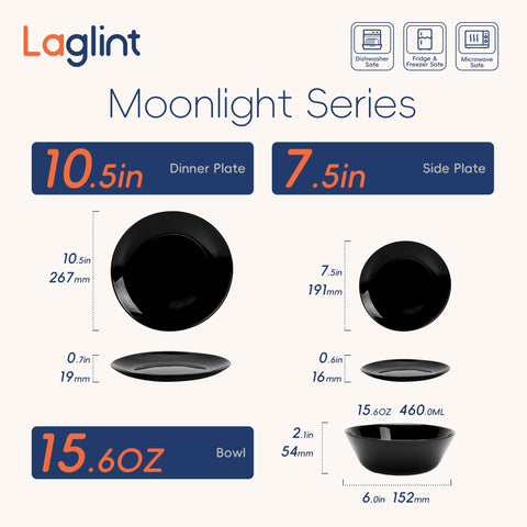 LaGlint apto microondas opal, recalentado cómodo y rápido