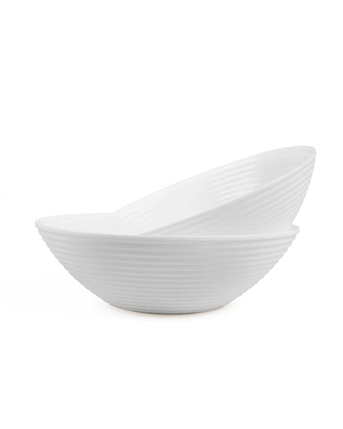 LaGlint tazones ensalada 54oz en conjunto, ideales para servir porciones grandes.