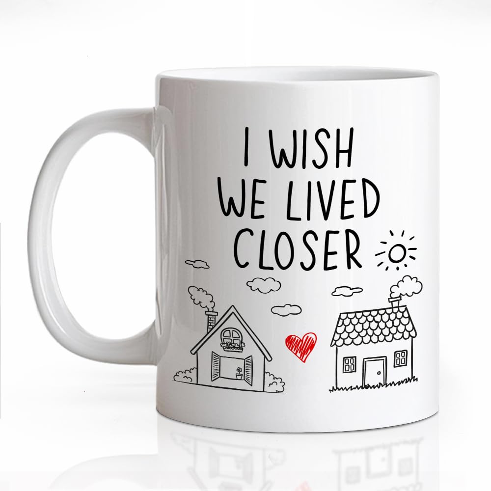 Taza cerámica LAGZDFC para celebrar la amistad a distancia.