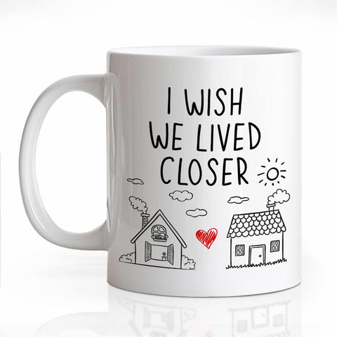 Taza cerámica LAGZDFC para celebrar la amistad a distancia.