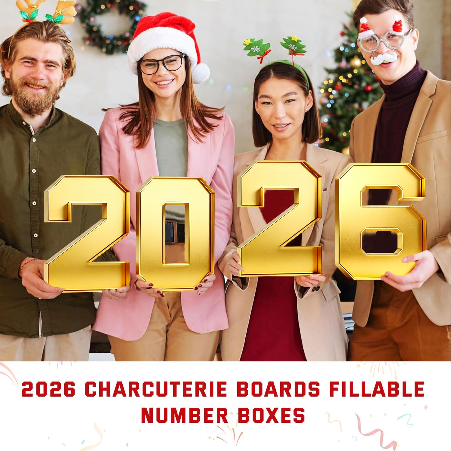 LAIAMER Charcuteria Caja Numero 6, perfecta para fiestas tematicas.