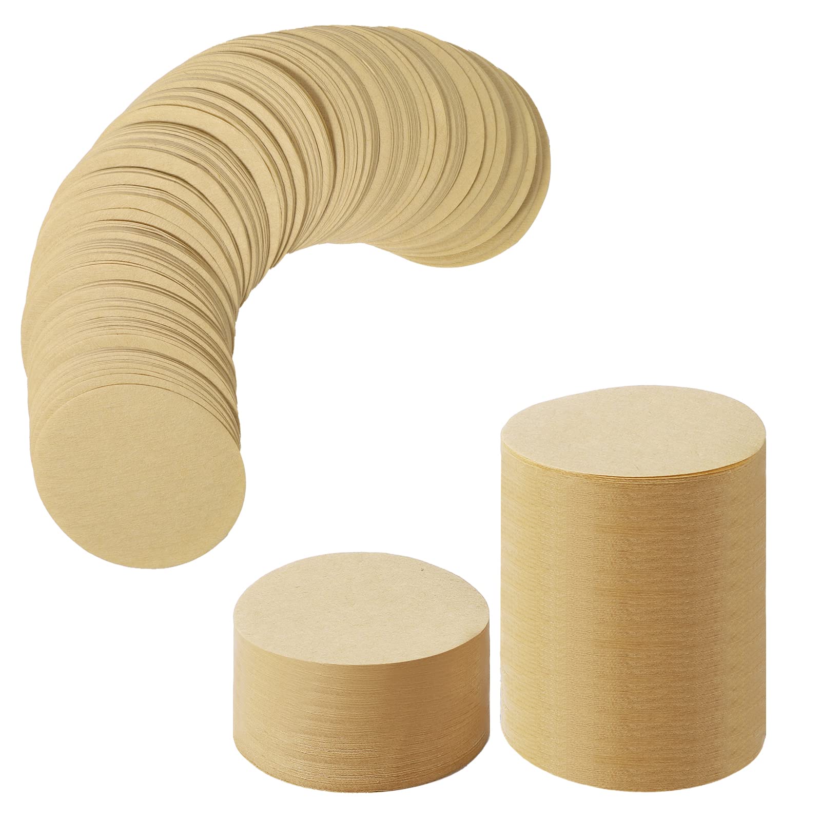 Filtro de papel Laicky redondo 800 piezas, filtración estable para café