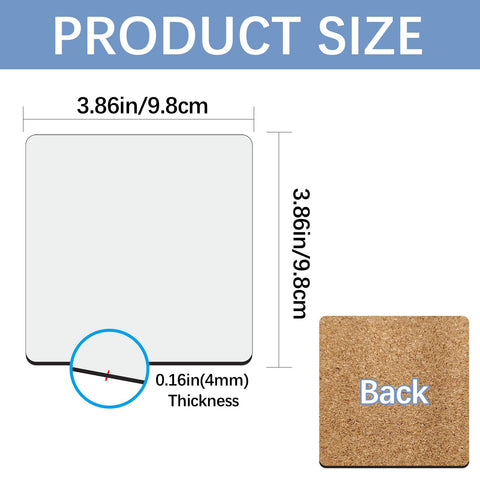 LaiHiulaan posavasos MDF superficie lisa para impresiones nítidas