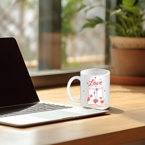 Taza LaiHiulaan sublimación 11oz apta para microondas y lavavajillas.