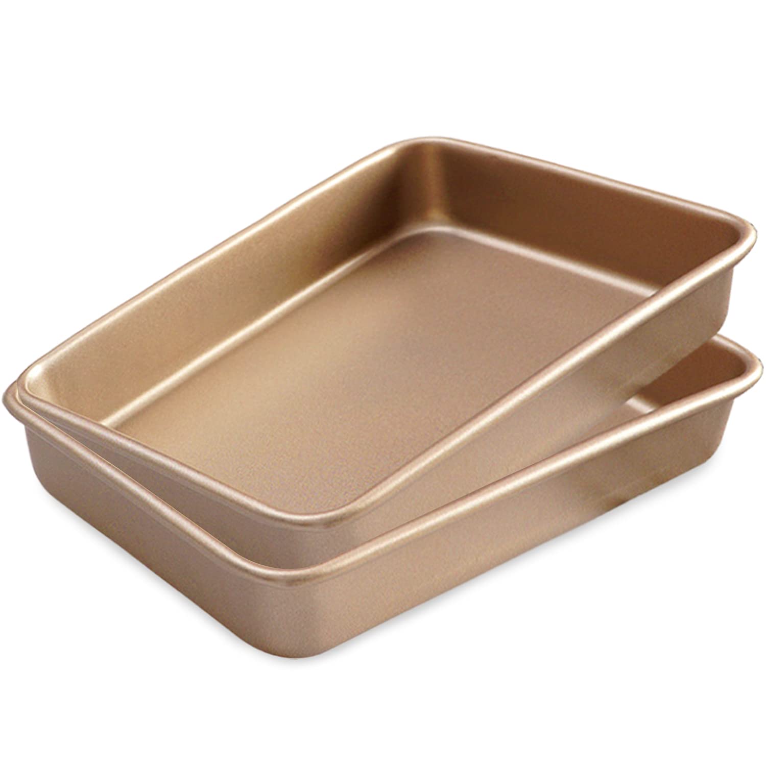 Bandejas Lainrrew para horno 11x9, juego de 2, ideales para hornear galletas y pasteles.
