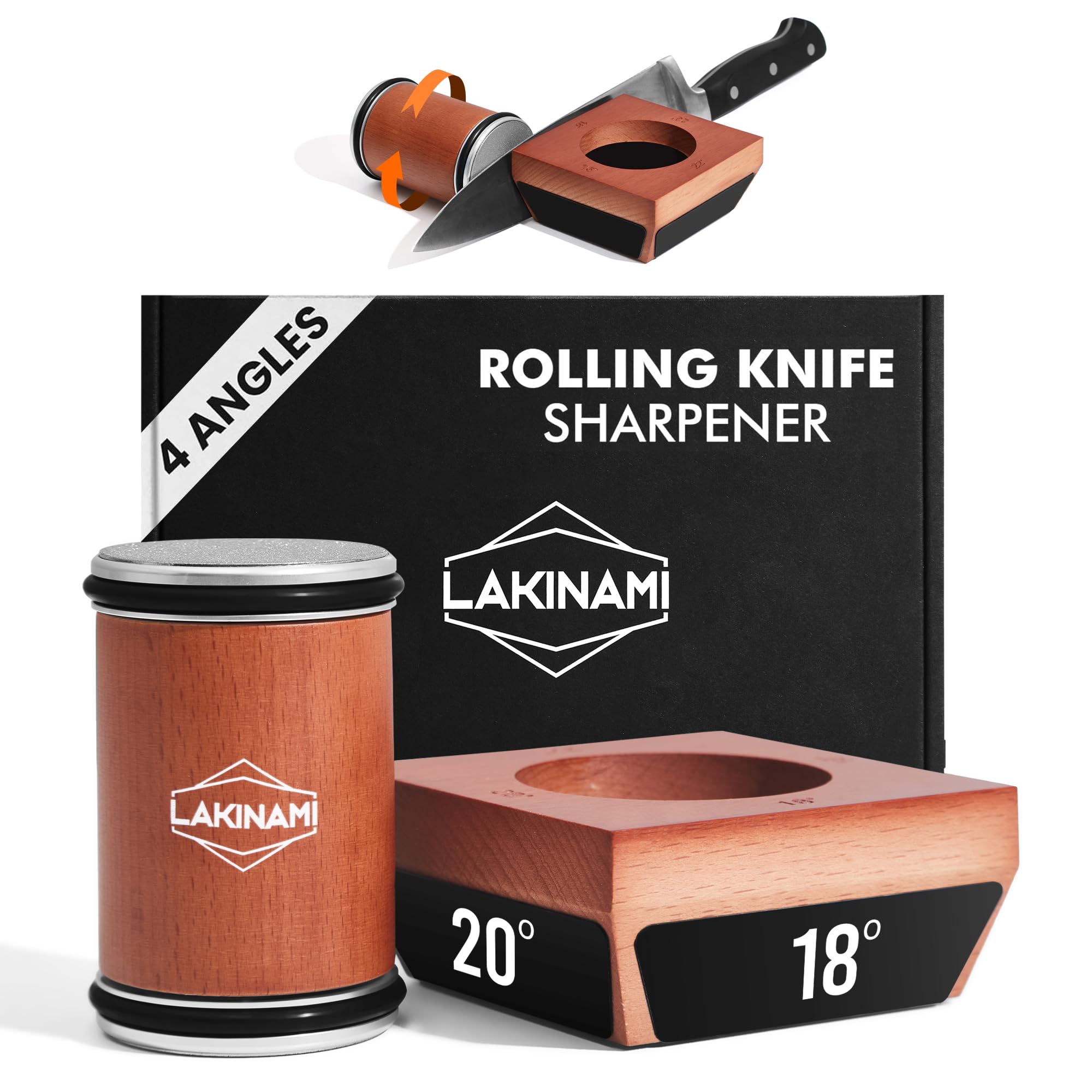Afilador LAKINAMI muestra precisión constante para cortes suaves en la cocina