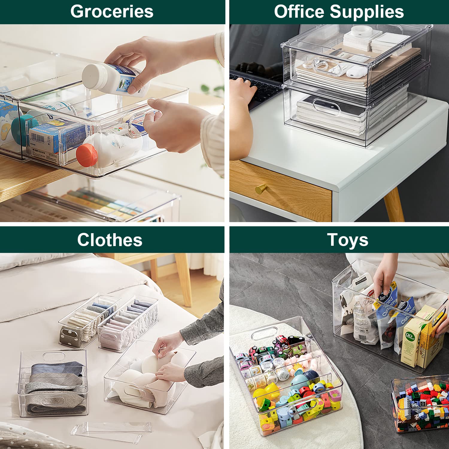 LALASTAR: kit de organizador de cocina y frigorífico para un acceso cómodo.