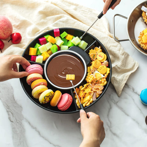 Lallisa fondue eléctrico regalo-ideal: perfecto para amantes del chocolate.
