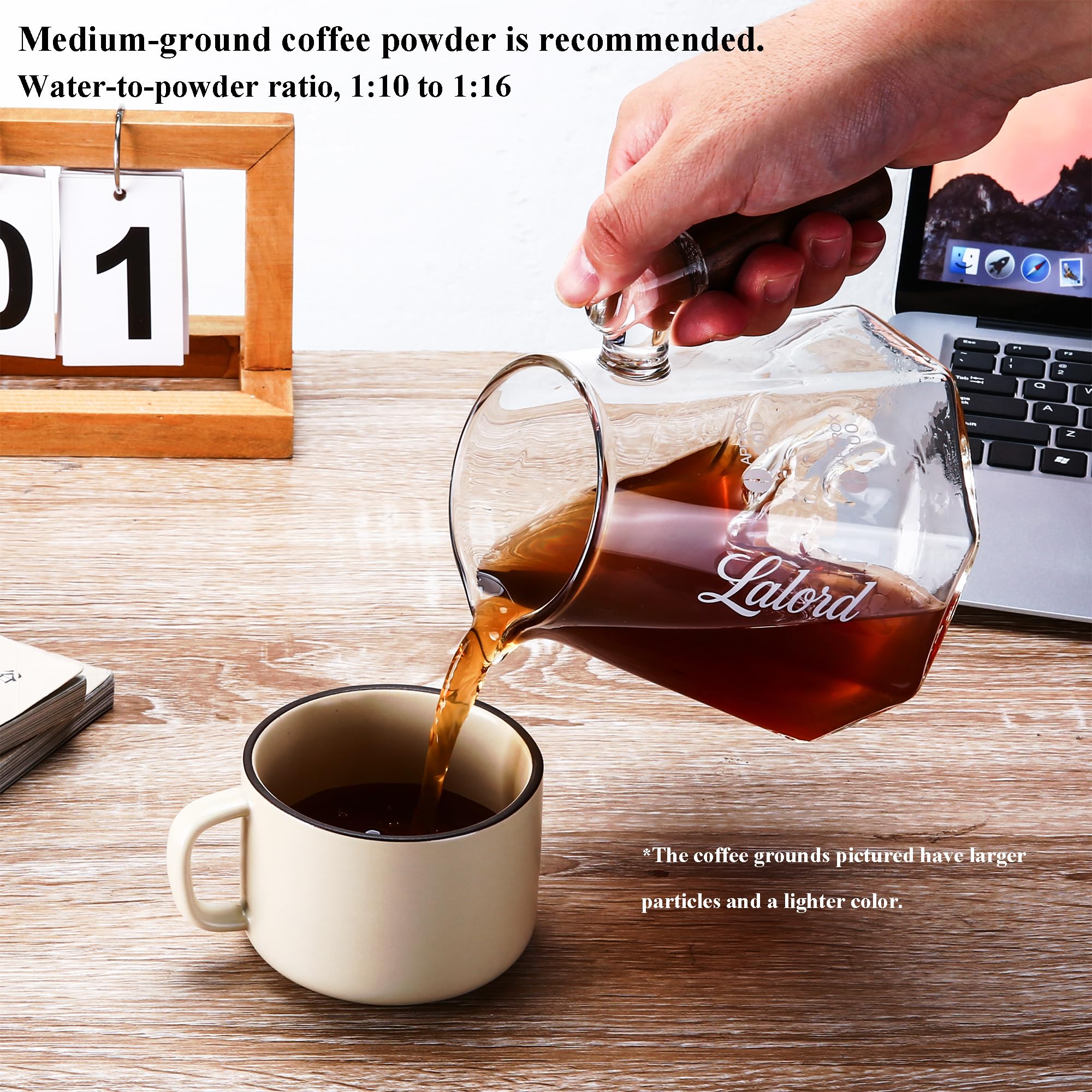 Uso para 1-3 tazas, ideal para rituales diarios de café