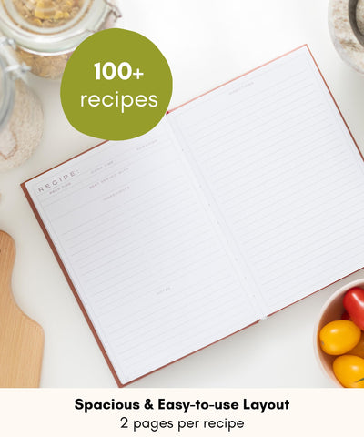 Lamare páginas en blanco permiten escribir tus propias recetas paso a paso