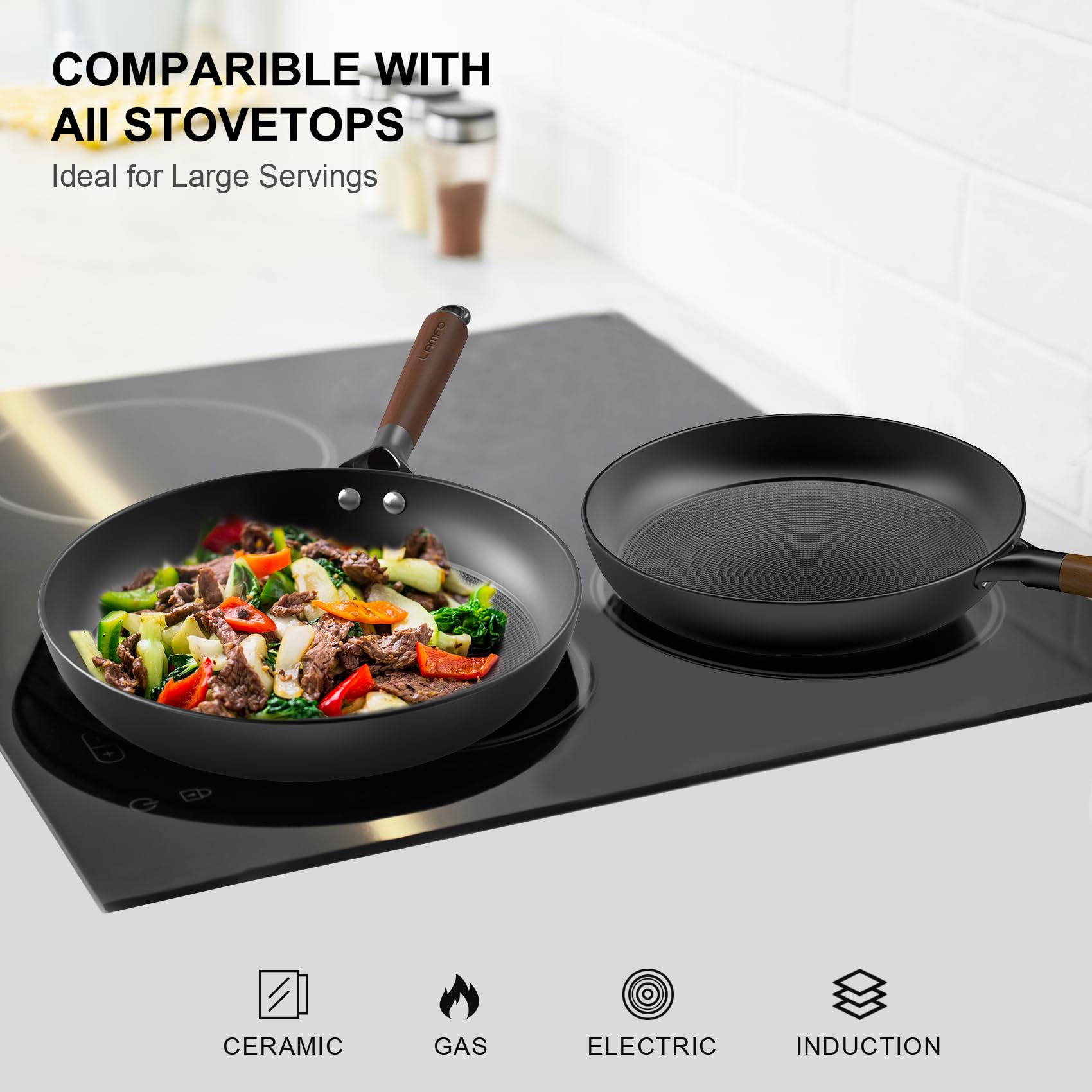 Sartén LAMFO ideal para cocinar huevos y desayunos con facilidad