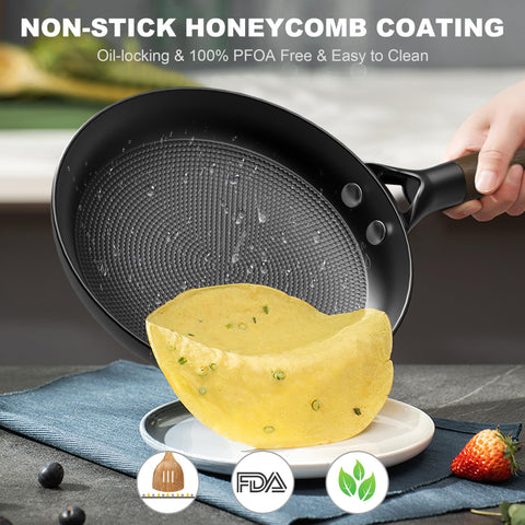 LAMFO sartén hierro fundido apta para horno con mango desmontable