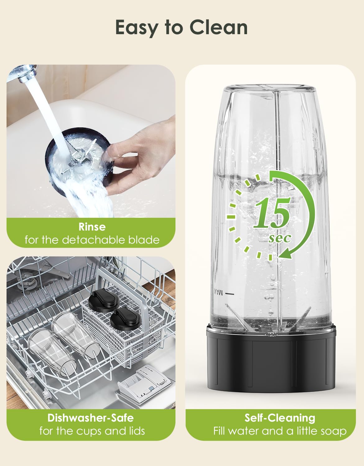 LAMPICK tapas para vaso 650 ml para llevar batidos