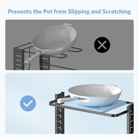 LAMU estructura resistente de acero para hasta 66 libras de utensilios de cocina