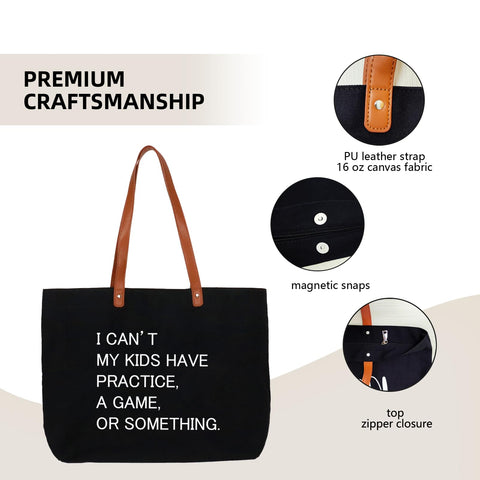 Bolso Lamyba de lona 18oz, resistente y reutilizable.