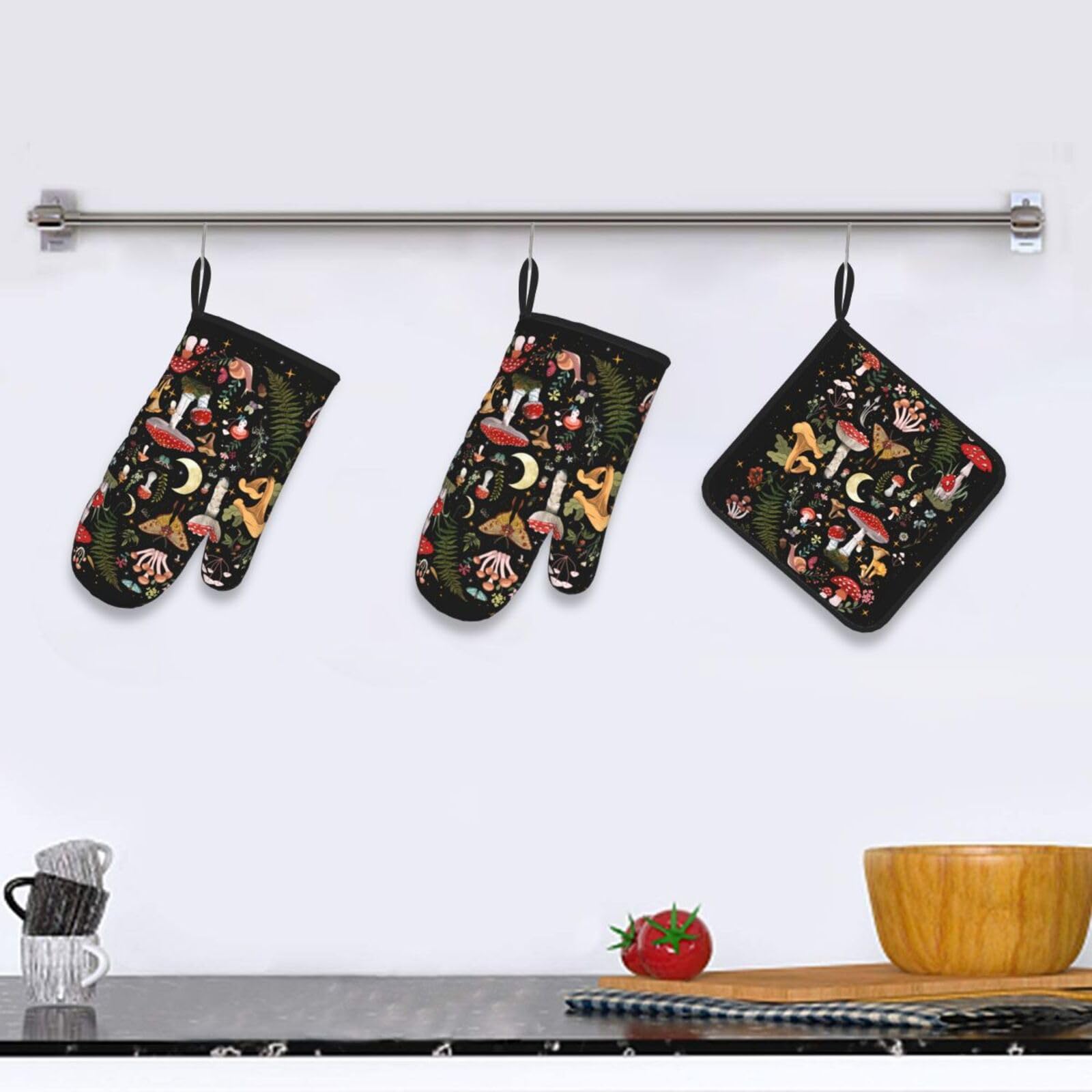 LANAIQO decoración cocina hongo – regalo ideal para mujeres que aprecian lo místico.