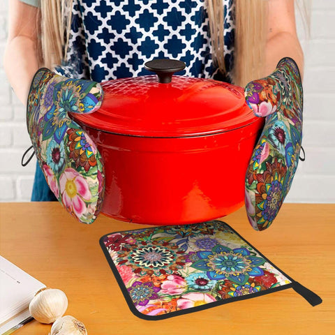 LANAIQO regalo de cocina boho floral perfecto para cocineras