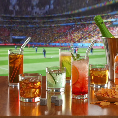 LANDNEOO copa rock cristal 12 onzas perfecto para whisky o bebidas