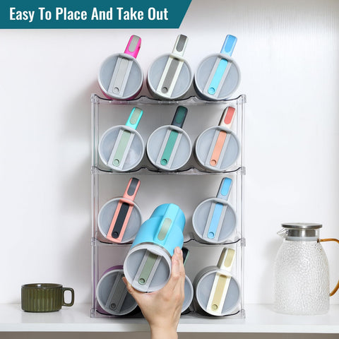 LANDNEOO estructura para bebidas en cristal, ideal para cocina moderna y mostrador.
