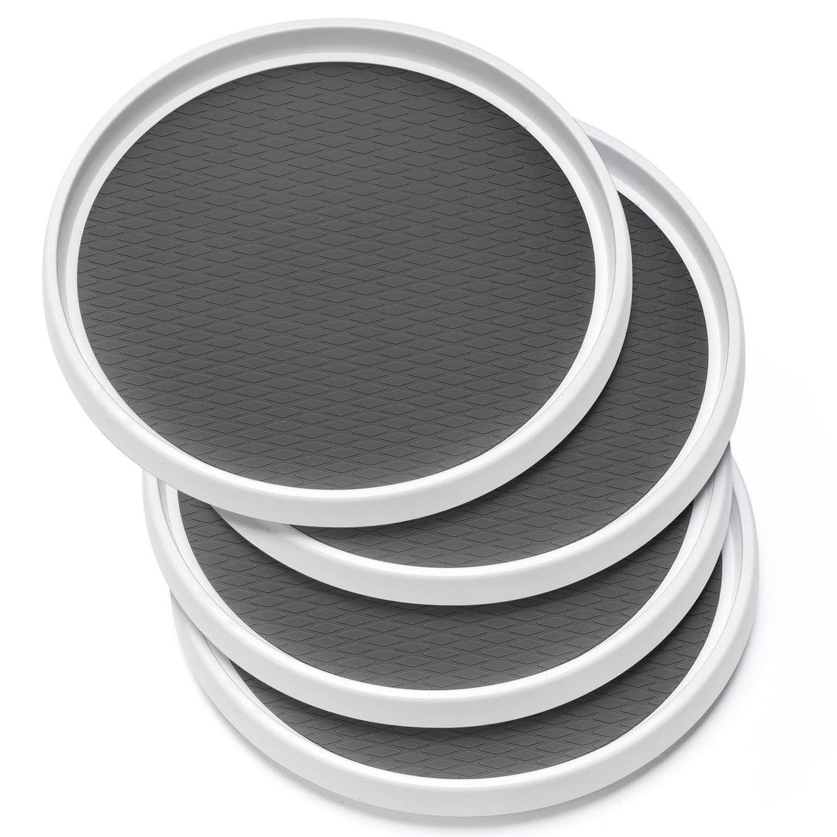 LANDNEOO Lazy Susan 10 pulgadas, antideslizante para condimentos y utensilios.