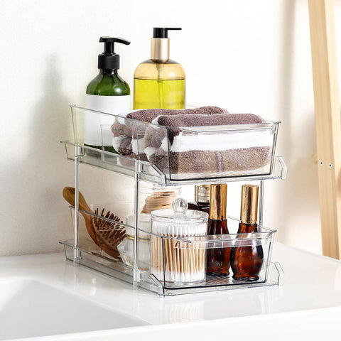 LANDNEOO organizador refrigerador para ordenar alimentos y botellas.