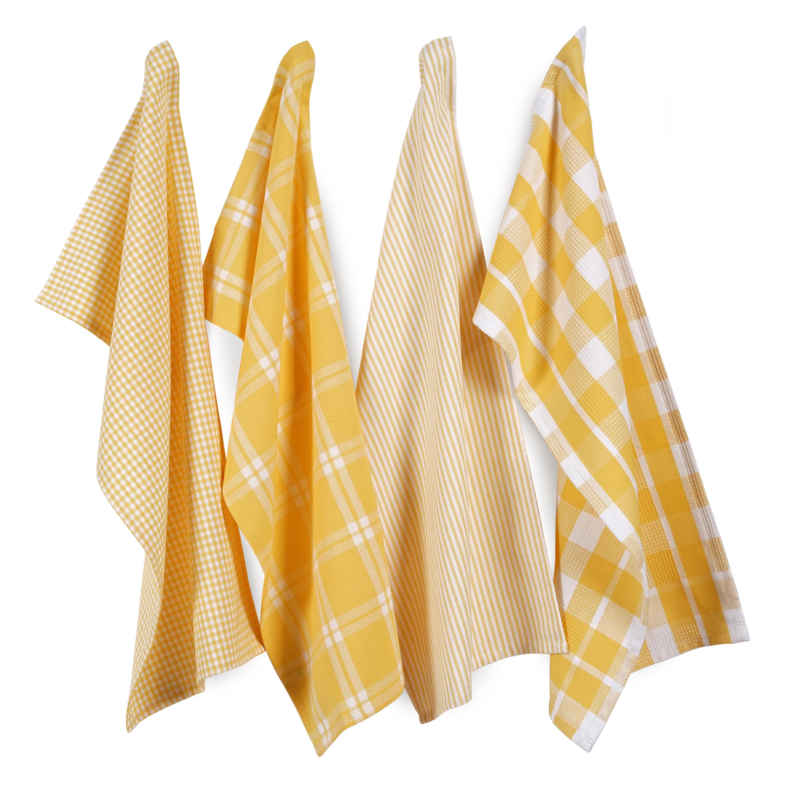 Lane Linen paño de cocina con patrón gofre para secar platos