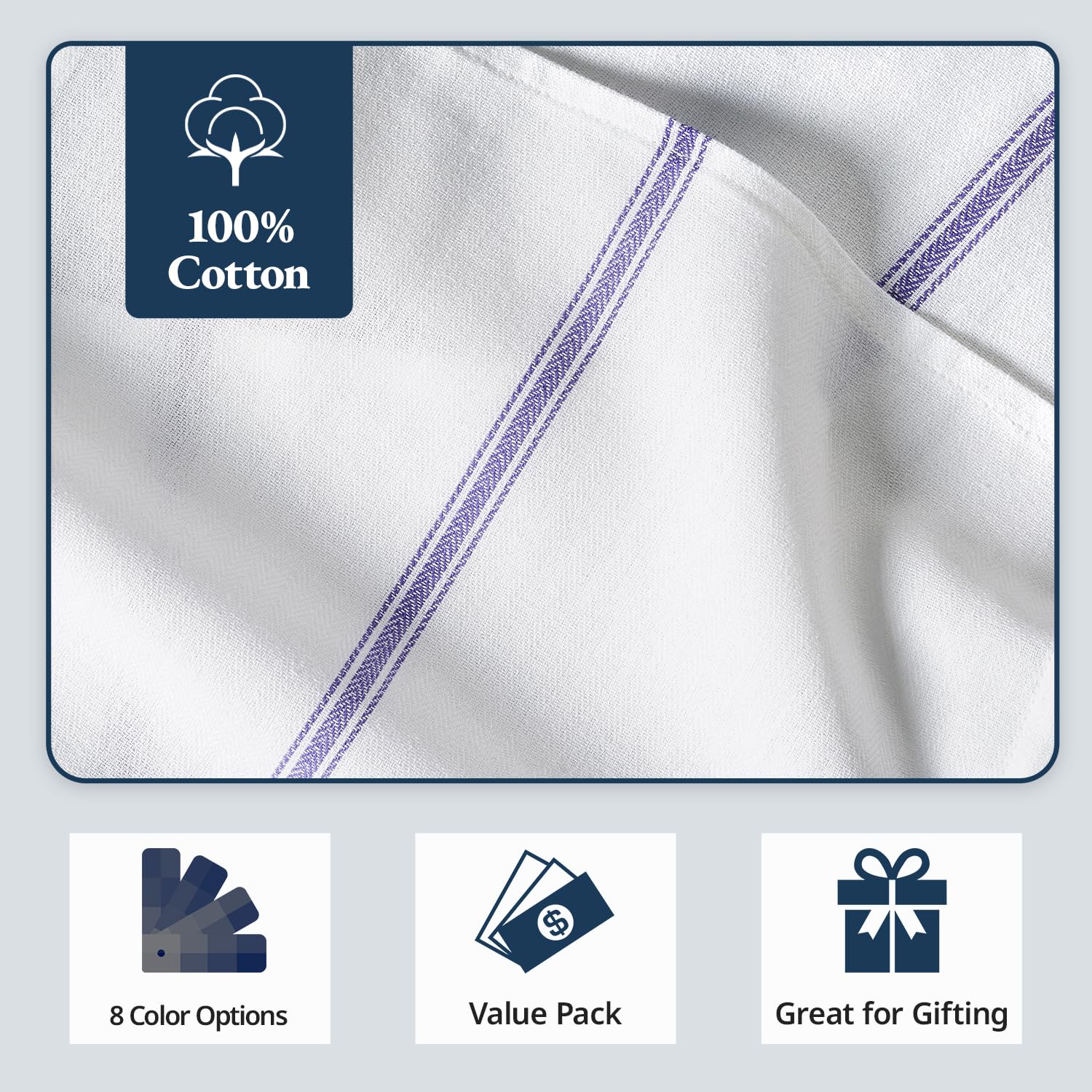 Lane Linen paños lavables a máquina para uso diario